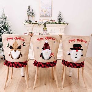 3-PACK CHAIR COVERS CHRISTMAS GNOME